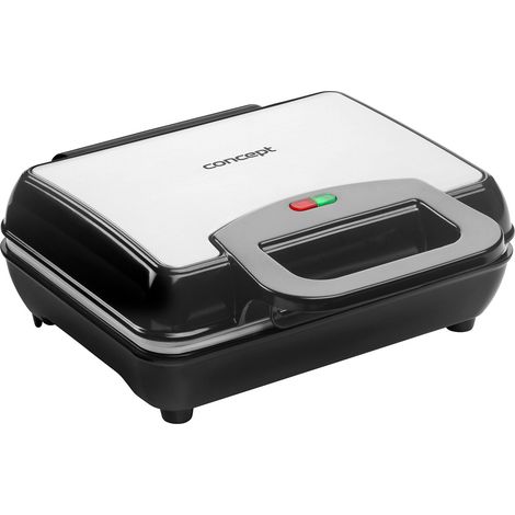 CONCEPT électroménager VF3040 Cialda, 400 W, Acciaio Inossidabile, Nero