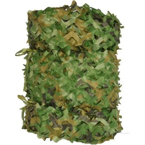 3x6m Rectangular Sunshade Green Camouflage Net Camouflage Design (1/4)