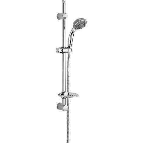 kit de thermostat de douche Ellu composé de : barre de douche 600 douchette et flexible de douche (1/2)