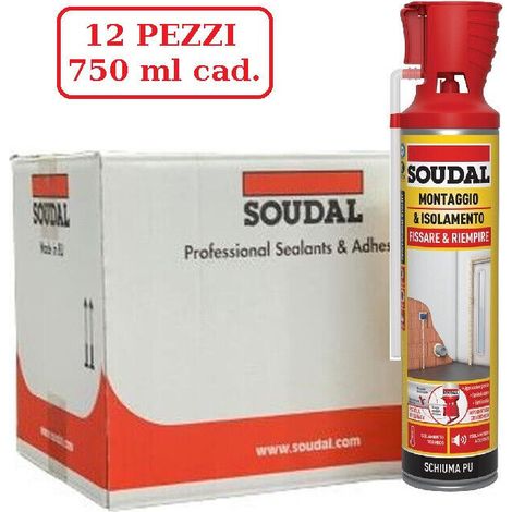 SCHIUME SOUDAL M&I GENIUS GUN PU 750 ML (1/3)