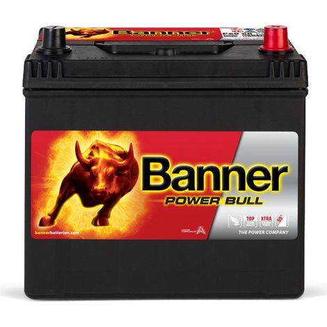 Batterie voiture 12V 60Ah P6068 – Puissance de démarrage 510A – Technologie plomb calcium – Sans entretien – Banner