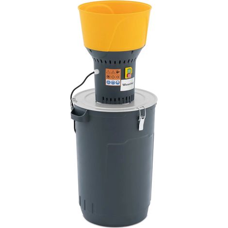 Moulin à grain électrique 60 litres 400 kg/h 1300 watts acier inoxydable alliage d'aluminium pp noir (1/5)