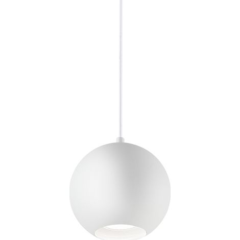 Sospensione Moderna Mr Jack Metallo Bianco 1 Luce 7W 3000K Luce Calda Big (1/3)