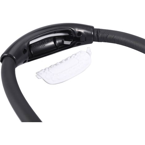 Lampe LED flexible à suspendre autour du cou, mains libres, réglable et pliable, idéale pour la lecture nocturne (noire) (1/5)
