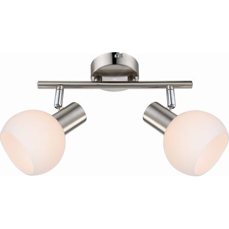 Candellux Mauro Silberne Deckenleuchte mit Fernbedienung und RGB-Leuchtmittel