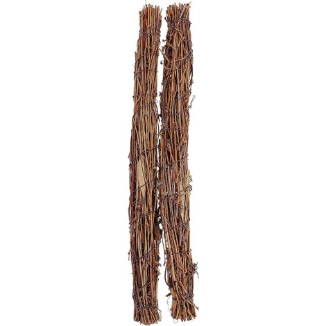 2 tiges et branches en rotin naturel pour guirlande à faire soi-même, décoration de mariage-36x3.2cm