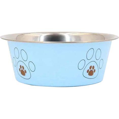 Gamelle pour chien en acier inoxydable, antidérapante, convenant aux chiots et chatons de petite, moyenne et grande taille.