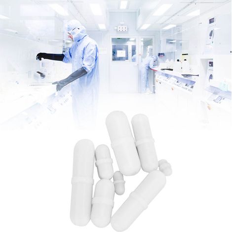 8 PTFE-Magnetrührer, Rührstab Typ B, Kugel, Labor-Drehzylinder (1/5)