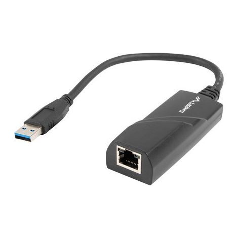 Scheda di rete Lanberg USB 3.0 - RJ-45 1Gb su cavo (1/2)