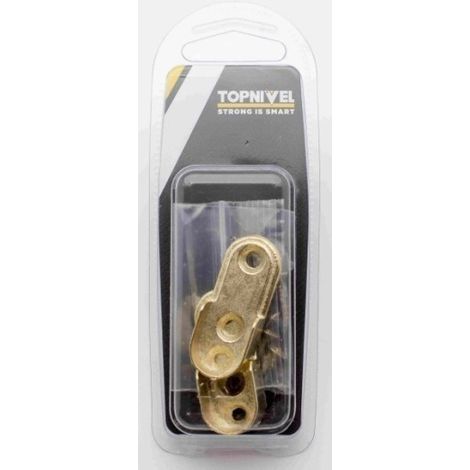 Soporte Barra Armario Lateral 15Mm Oval Zamak Lat Nivel 2 Pz