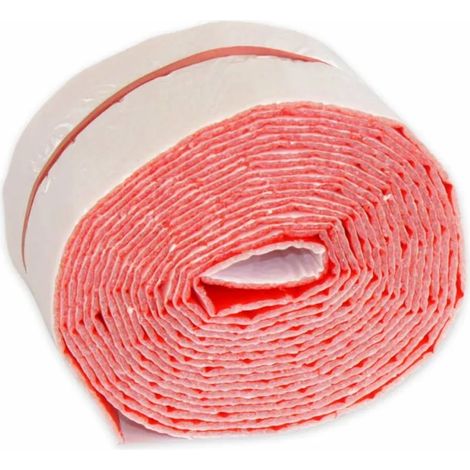 Nastro Adesivo Isolante Rosso 70mm x 3.6m con Pellicola Protettiva PE (1/3)