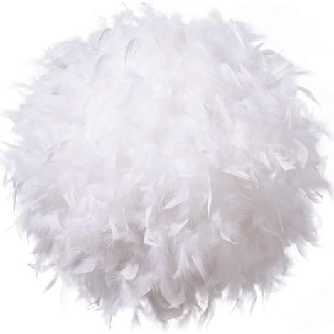Plafonnier blanc. Lampe à poils. (1/4)