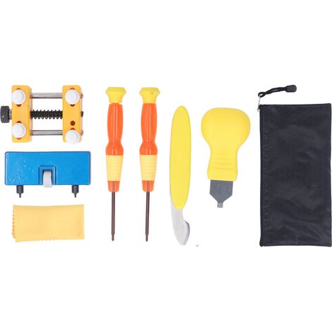Kit de réparation fond de montre professionnel, outil d'ouverture de boîtier, remplacement de pile et extracteur de dos. (1/5)