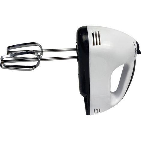 Fouet électrique à main 7 vitesses, batteur portable avec 4 fouets pour œufs, gâteaux, crème et pâte (1/5)