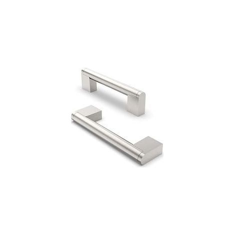 5 Pezzi Maniglie per Mobili, Distanza tra i Fori di 192 mm Maniglie per Mobili in Acciaio Inossidabile Maniglie per Armadietto Maniglia per Armadio da Cucina - Nichel Spazzolato (1/5)