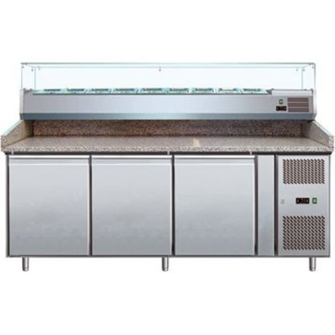 MEUBLE PIZZAS 3 P. 600X400 MM +2/+8°C GAZ R290 L2G