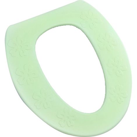 WC-Sitzkissen – wasserdicht und wiederverwendbar aus EVA – komfortabel und rutschfest – für Standard-Oval-WC-Sitze – 1 Stück (1/5)