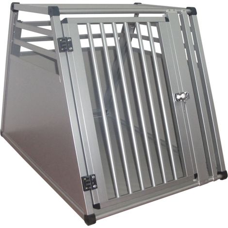 Hundetransportbox Hundebox Autotransportbox Reisebox Alu Transportbox 82x65x66cm