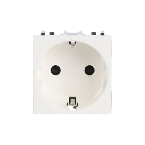 Base enchufe schuko 2P+T Serie Zenit de Niessen  Blanco (1/5)
