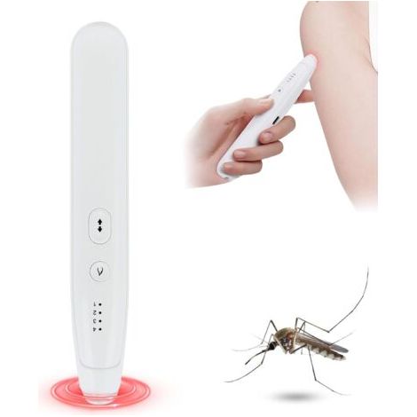 QORVA-Dispositif électronique de soulagement rapide des démangeaisons, morsures et piqûres d'insectes, pour moustiques, abeilles, araignées, rechargeable avec 4 températures pour enfants et (1/5)