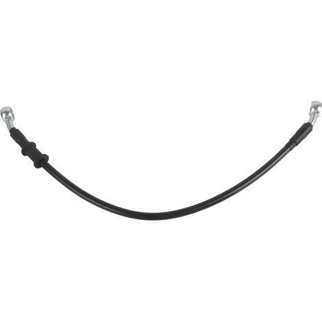 Tuyau d'embrayage et de frein moto universel 40cm/15,7 pouces en acier sensible gainé PVC noir, isolation thermique (1/5)