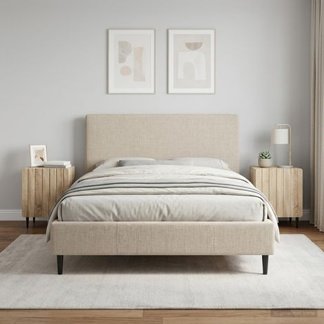 Tables de chevet x2 avec porte, bois d’ingénierie chêne sonoma, 43 x 34,5 x 52 cm - PANGIVO (1/5)
