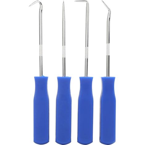 Kit de 4 tournevis pour joints d'huile, outil de nettoyage de rainures pour pneus de voiture et de réparation de crochets