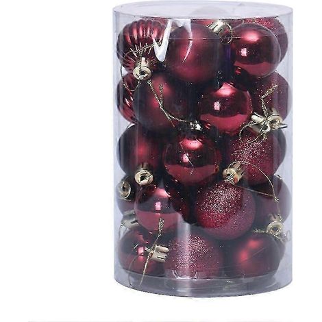 Ensemble de boules de Noël assorties, pendentifs incassables (1/5)