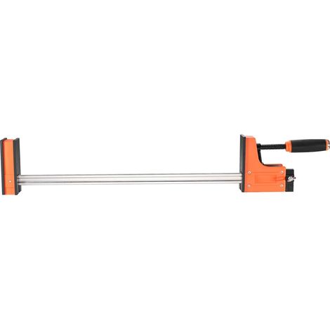 Serre-joints parallèles 60,96 cm, lot de 2, capacité 680 kg, pression uniforme, acier carbone et plastique renforcé, pour bois et métal. (1/5)