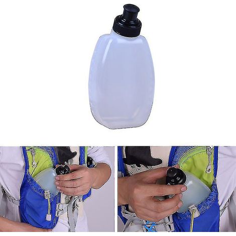 250 ml Sport-Trinkflasche aus Kunststoff zum Laufen, zur Befestigung am Gürtel (HFMQV)