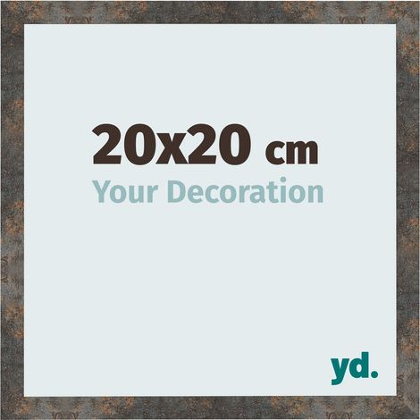 yd. - Cadre photo 20x20 - Metal Oxyde - MDF - Bologna