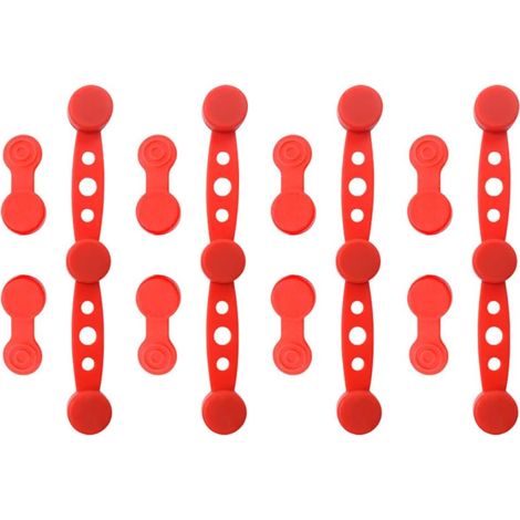Set di 12 anelli magnetici in silicone, clip magnetiche per friggitrice ad aria, magneti per friggitrice ad aria, accessori per friggitrice ad aria per rivestimenti in carta da forno, resistenti al ca