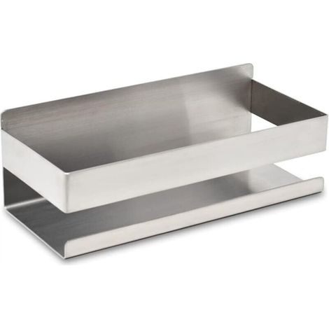 Bathroom shelf for shampoo and shower gel, chrome shower storage, no-drill shower shelf, suction cup shower holder, silver shower soap dish (1/5)