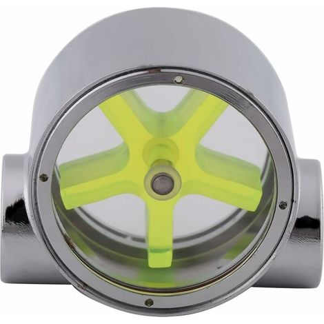 royaluxe -Indicateur de Débitmètre Alliage de Tungstène G1 / 4 Standard Femelle à Filetage Femelle Ordinateur Indicateur de Débit de Refroidissement par Eau (1/5)
