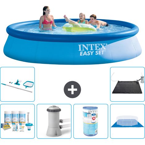 Intex Piscine Easy Set Ronde - 396x84 cm - 7-pièces S30717 (1/5)