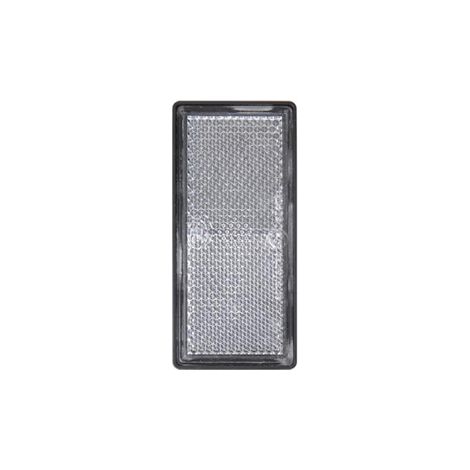 Catarifrangente adesivo bianco 105x48mm (1/2)