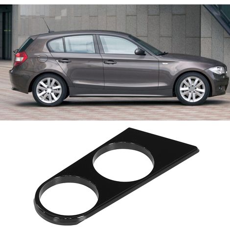 Porte-gobelets intérieurs pour BMW Série 1 E87 E81 E82 E88 Noir brillant