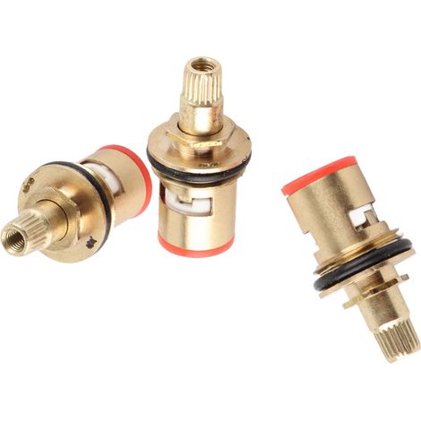 Lot de 10 noyaux de valve de robinet en cuivre, noyau en cuivre, noyau de valve en tige de fer, accessoires pour robinetterie (1/5)