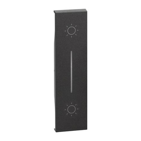 BTICINO KG05L - Cover Illuminabile Per Pulsante Non Interbloccato - Nero - Now (1/2)