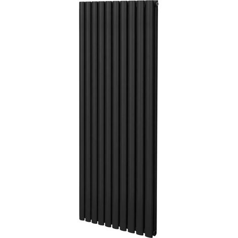 Oval Column Radiator – 1600mm x 600mm – Black