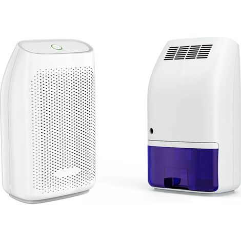 (M2) Déshumidificateur ultra-silencieux, adapté aux armoires, à l'usage domestique et aux maisons, déshumidificateur de 700 ml. (1/5)