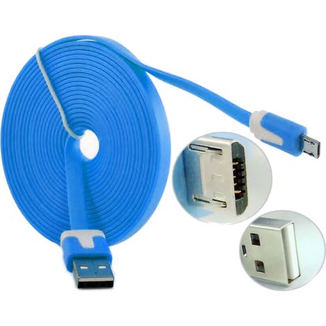 Flaches Micro-USB-Kabel für Samsung, Huawei und Xiaomi, robust, 1 m (1/5)