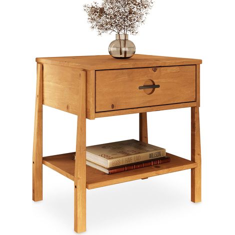 Table de chevet ADAMO Chêne (1/4)