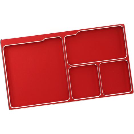 Plateau magnétique en aluminium pour vis de réparation RC, avec disque de rangement pour bricolage et activités extérieures. (1/5)