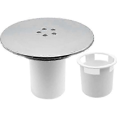 Grille de bonde, 90 mm, finition chromée, pour l'entretien de la salle de bain, du lavabo ou de la baignoire, adaptée pour empêcher les débris de pénétrer dans la bonde.-AquaForge (1/5)