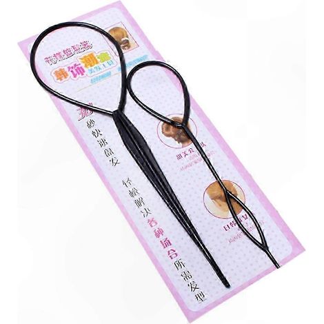 2-teiliges Haaraccessoires-Set für Damen und Mädchen, Haarspangen, Haargummis zum Flechten, Styling-Set (1/5)