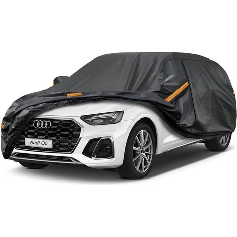 Vollgarage Autoplane Wasserdicht Atmungsaktiv für Audi Q5 (2008-2025) Schwarz (1/5)