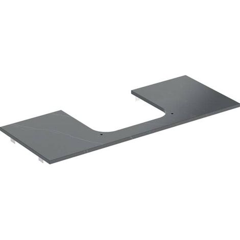 Geberit ONE placa de lavabo, centro recortado, para lavabo sobre