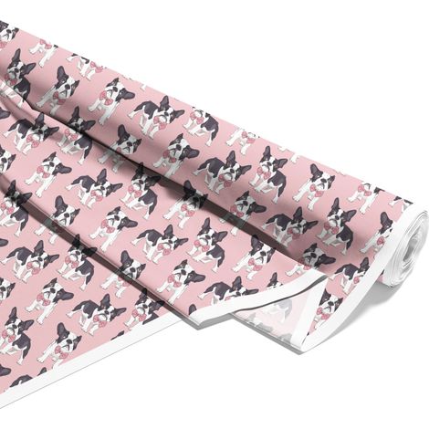 TESSUTI DECORATIVI PER ESTERNI OXFORD - Motivo Bulldog con Papillon I DX012 (1/5)