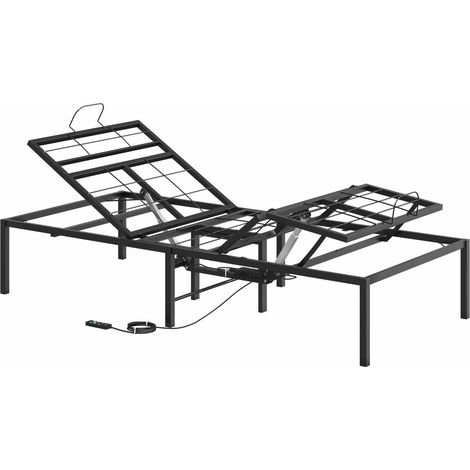 Elektrisch verstellbares Bettgestell Schwarz 200 x 80 x 33,5 cm vidaXL (1/5)